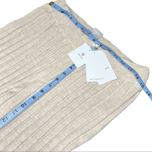 Anine Bing Val Pant in Cream - Picture 6 of 10